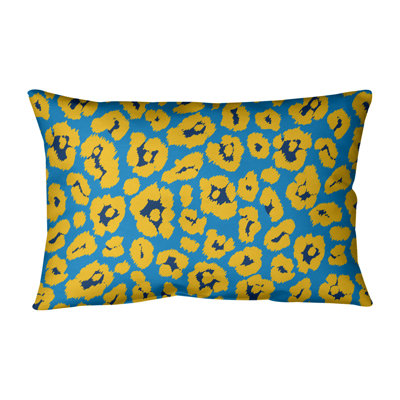 Animal Print Linen Reversible Pillow Cover