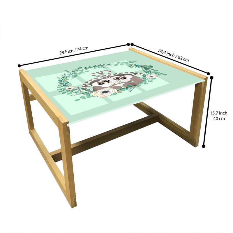 Jahyden Sled Coffee Table, 62cm H x 74cm W x 40cm D