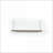 Wall Shelf, Modern Minimalist Single Solid Wood Shelf with Chrome Brackets, Wall Mounted | White | Solid Wood