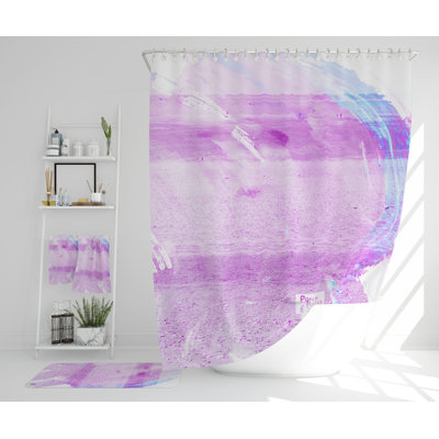 Nathias Polyester Shower Curtain Set