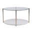 Avenida Cocktail Table - Glam Style - Warm Gold