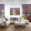 Lac romantique en rose et vert - impression d'art graphique-34272764-34272942
