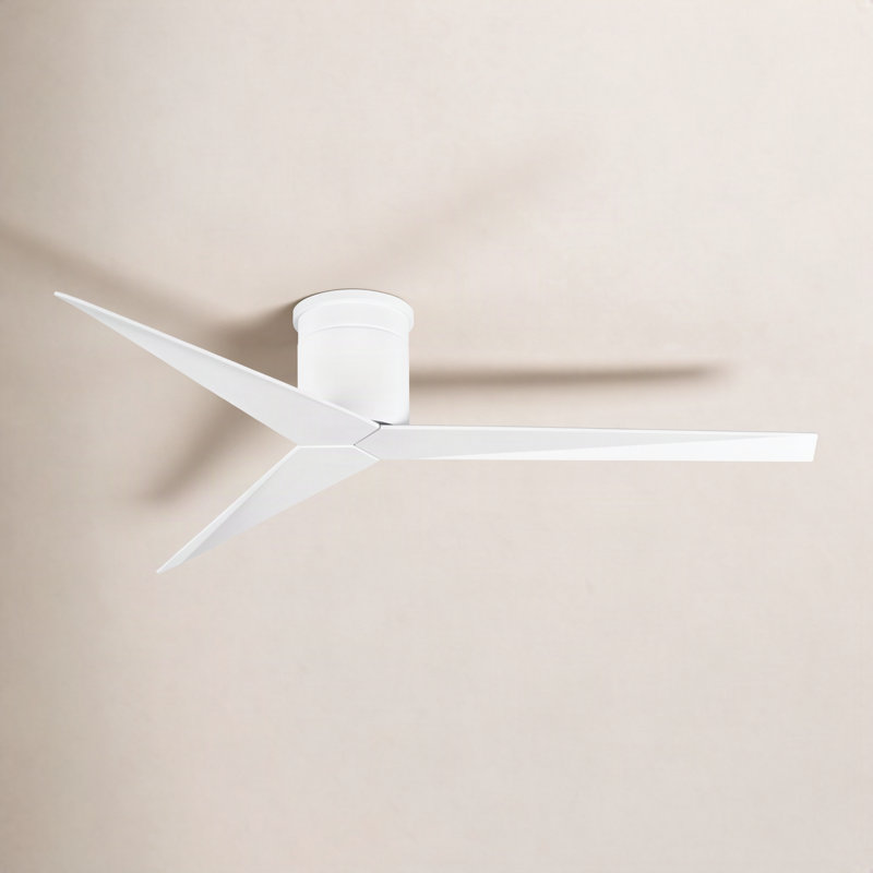 Eliza Ceiling Fan, Gloss White, Gloss White