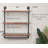 Jeilene 3 Piece Square Tiered Shelf with Towel Bar