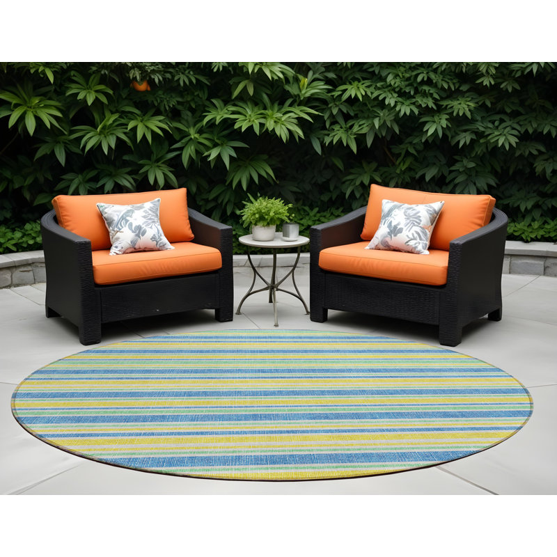 Tapis intérieur rond 8 po