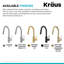 Kraus Oletto Pull-Down Single Handle Kitchen Faucet-2142023154