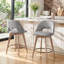 Tabouret de comptoir pivotant 26,8 po Wylee-477407158