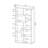 10-Shelf Bookcase In Cappuccino Finish-1609352248-1609352249