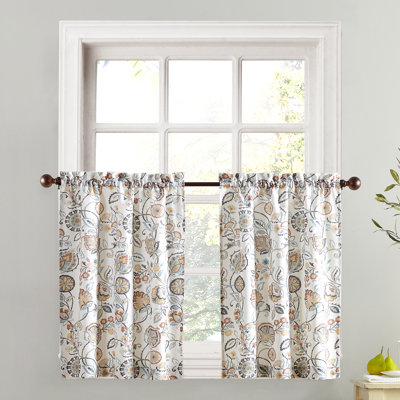 Jehu Paisley Tailored Cafe Curtain