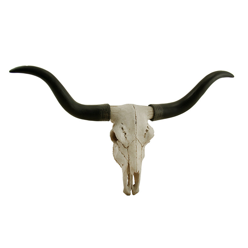 Décoration murale crâne de trophée Longhorn