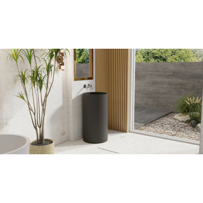 Lavabo de salle de bain autoportant Badeloft SB-03-MBLK