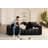 91.5" Gray Chenille Modern Tufted Sofa, Upholstered Living Room Couch with 2 Throw Pillows, Cloud Sofa for Apartment, Bedroom, Office-754363949