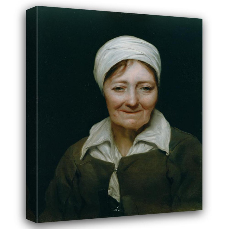 «Head of a Woman» par Michael Sweerts - Art mural sur toile tendue avec châssis, H 48 po x l 33 po