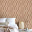 Papier peint rayé soleil-129452943