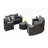 Outstanding Half-Moon Patio Furniture Set with Tempered Glass Table for Outdoor Enjoyment-2108783044
