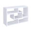 Convertible TV Console And Bookcase in White-108804142-108804143