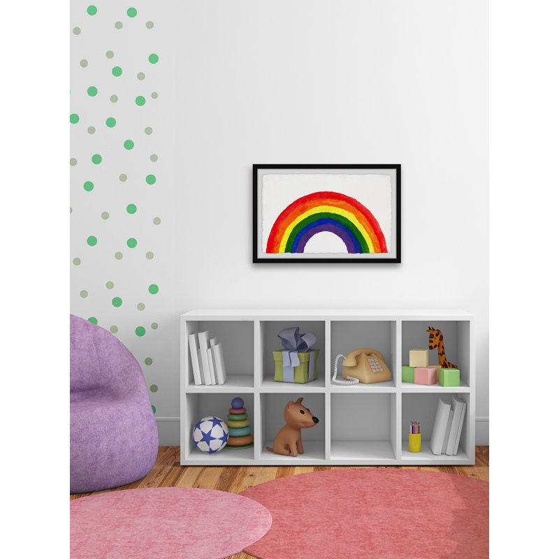 Geissler Vibrant Rainbow, reproduction encadrée, H 12 po x l 18 po x 1,5 po