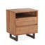 Glenwood Nightstand In Smoked Acacia