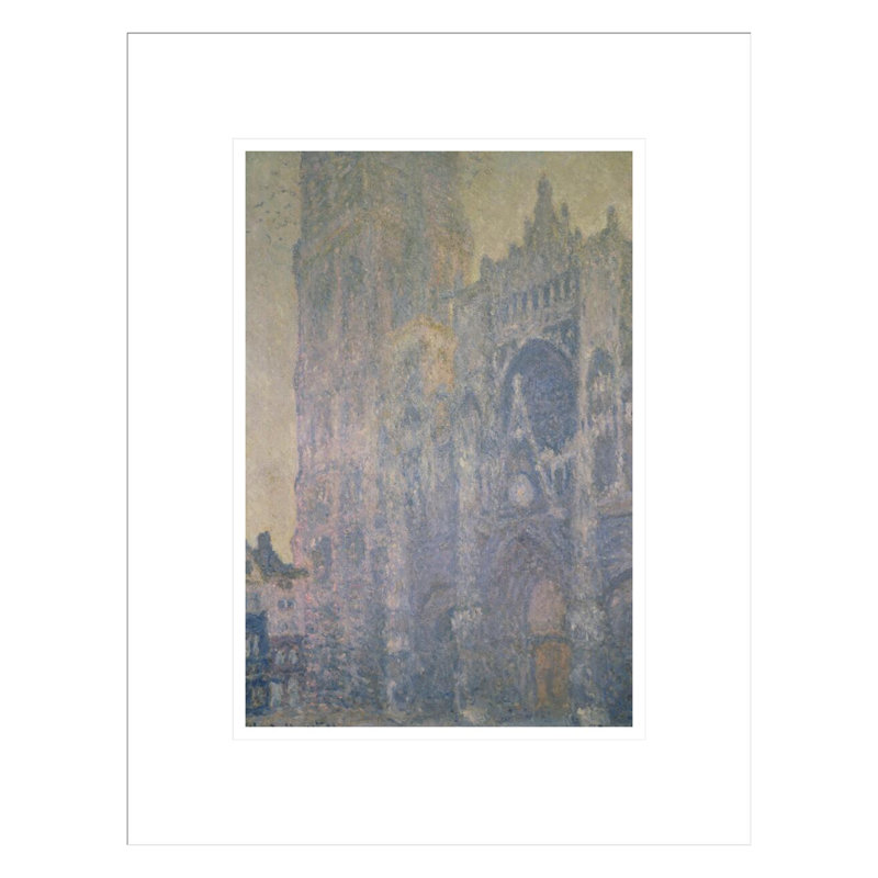 «White Morning Light» par Claude Monet, impression giclée sur cadre, H 16,75 po x l 13,15 po