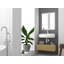 Lavabo de salle de bain mural ovale en porcelaine avec trop-plein 17,5 "CastelloUSA Rosaria-90721079