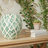 Rhys Decorative Vase, Hand-Applied Mosaic-Pattern Green-White Capiz 14 Inch-124246098