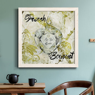 Bouquet français - Peinture sur toile encadrée