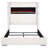 Judah Cream Upholstered Queen Flame Visualizer Bed