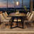 71'' Large Rectangular Dining Table for 6-8 – Black
