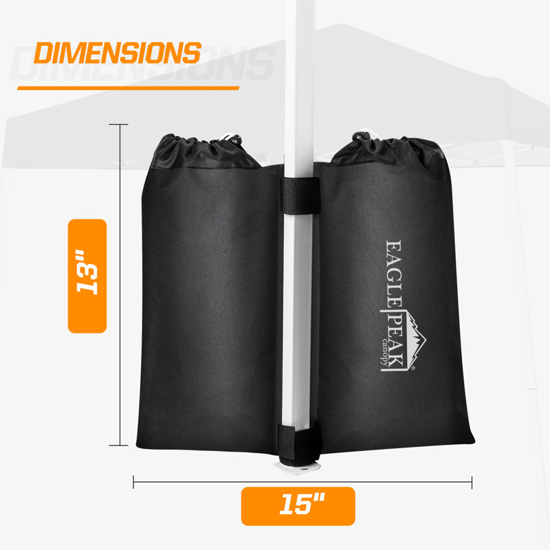 EAGLE PEAK Black Polyester Weight
