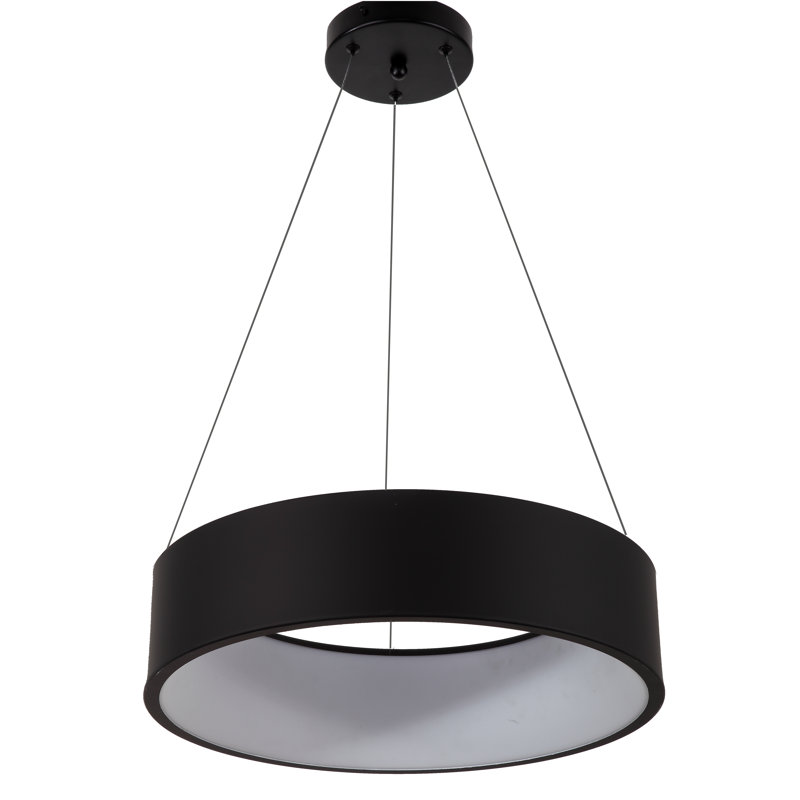 Caffey 1 - Light LED Drum Pendant