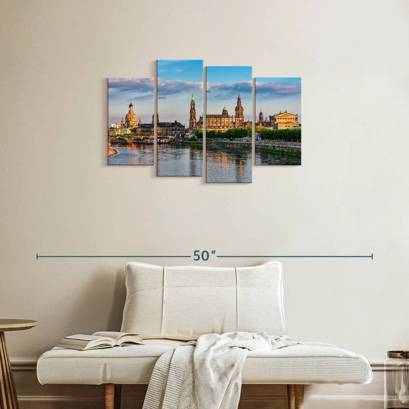 Paysage urbain Nicci Dresden, H 22 po x l 36 po