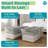 100 Qt Latched Storage Container 4-Pack
