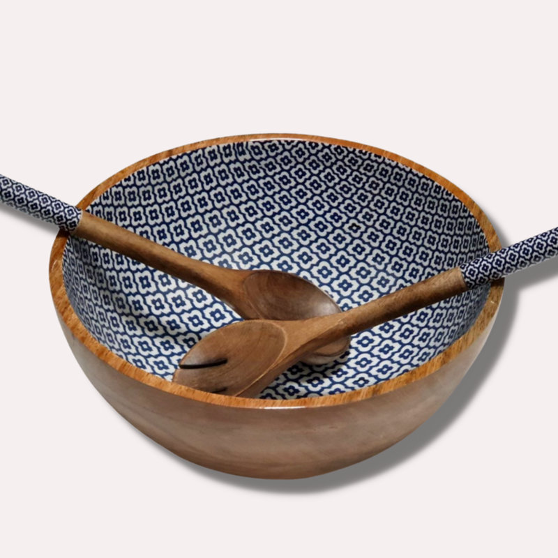 Rosalind Wheeler Wood Serving Bowl