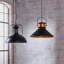 Carrasco 1 - Light Black Dome Pendant