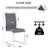Modern Set of 8 Faux Leather Cantilever Dining Chairs with Sliver Base and Handles-88304941-109576232-123191139