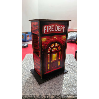 Lampe rétro Fire Dept