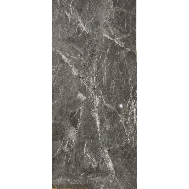 Polymarm 48" W 80" H 48" D Two Wall Composite Shower Wall Panel Surround, Grescatta
