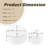 Round Storage Ottoman, 2 In 1 Function, Work As End Table And Ottoman-1664598238-1664598242