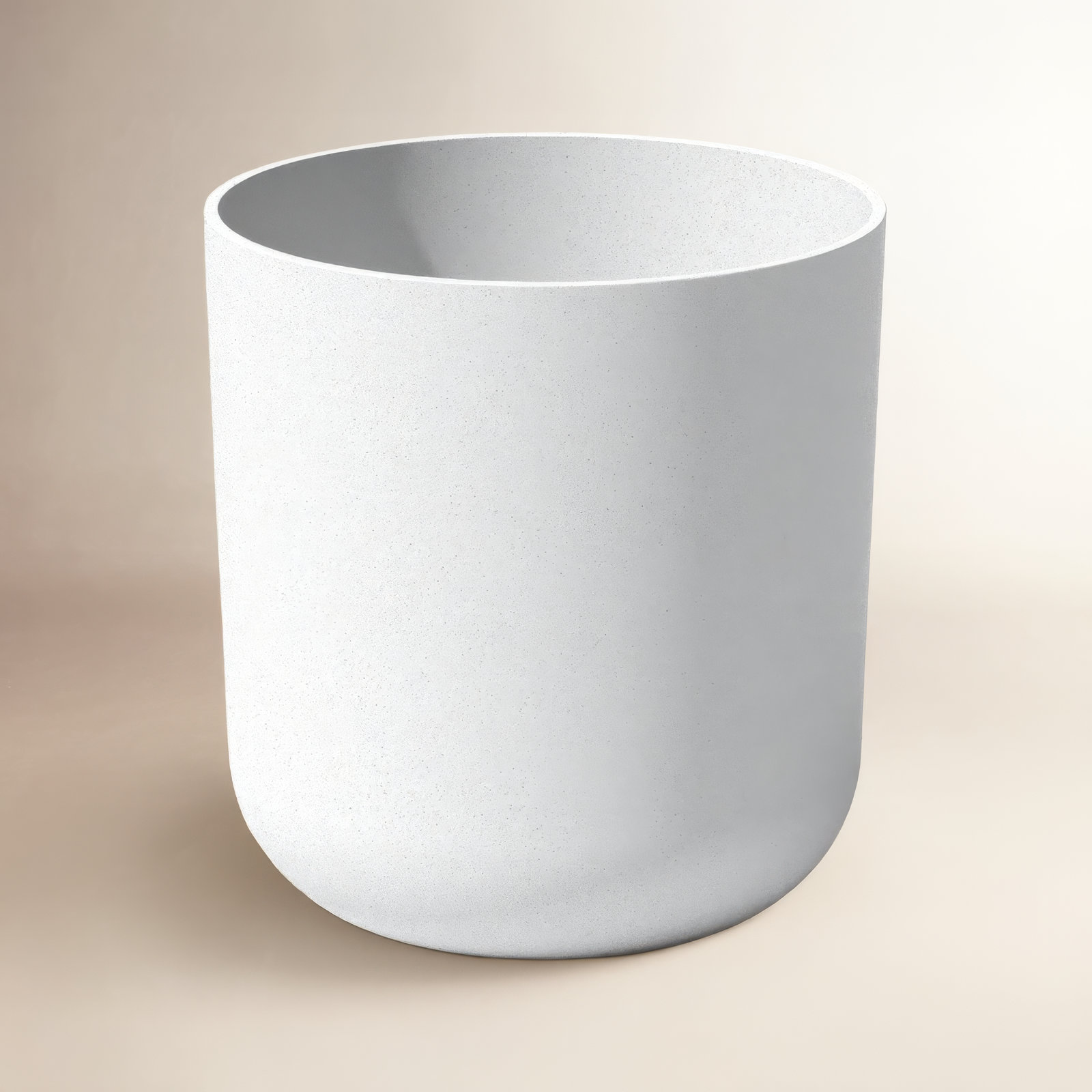 Pure Series Planter, 1, 19.75" H x 18.5" W x 18.5" D, White