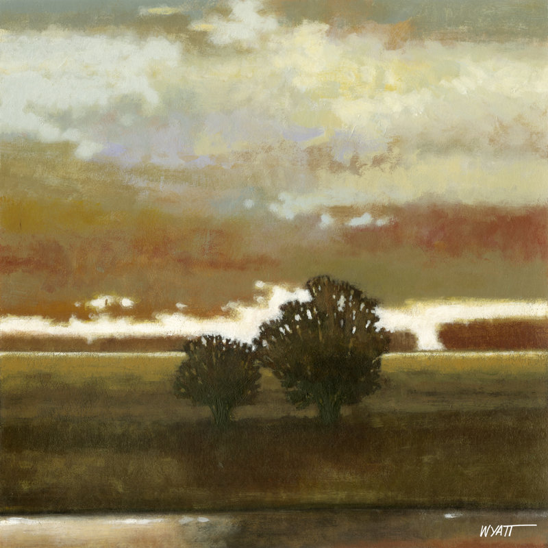 Painted Sky II - Wrapped Canvas Art Prints, 30cm H x 30cm W x 3.8cm D