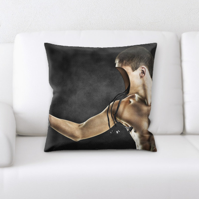 Coussin décoratif man