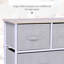 Commode cubique 40 po avec 5 bacs amovibles pour le couloir de la chambre à coucher