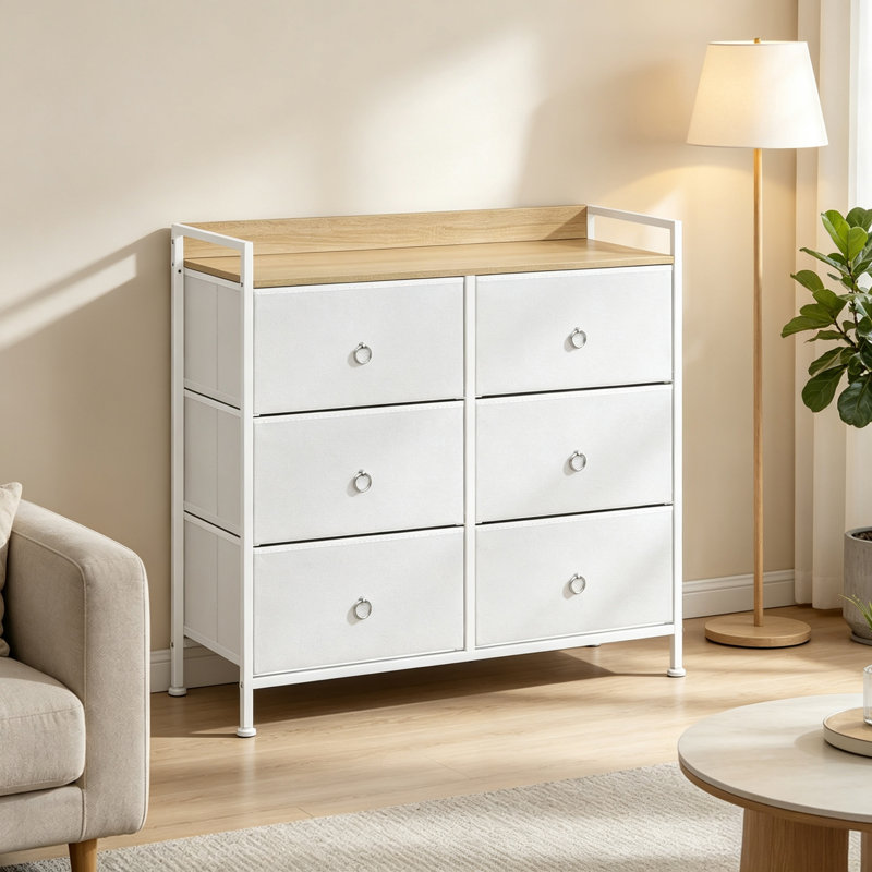 6 -Drawer Rectangle Accent Chest