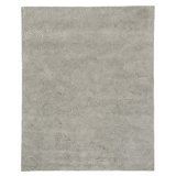Labyrinth Abstract Area Rug in Gray/Silver