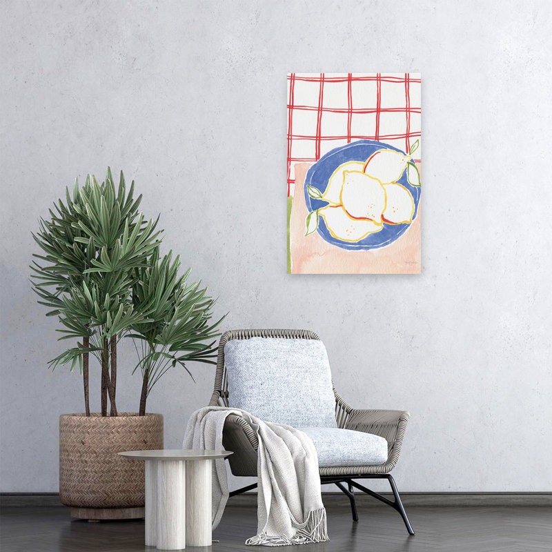 Casual And Preppy Simple Lemons, 24" H x 16" W