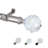 Caire Adjustable Single Curtain Pole-1186175625-1186175619