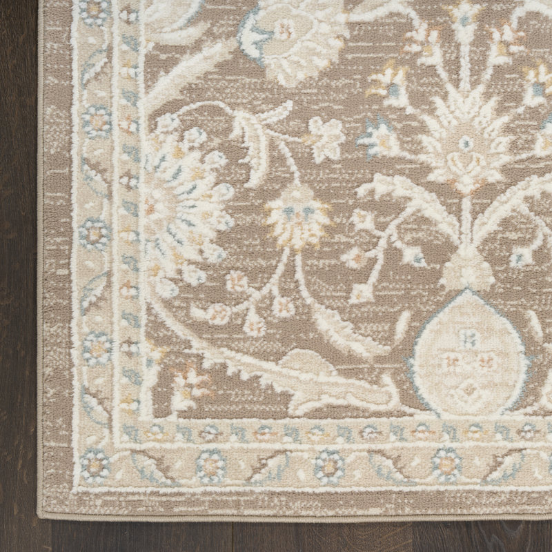 Classic Mocha Area Rug, Rectangle 160 x 213 cm