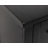 Abby Modern Wood Lateral File Cabinet - Black