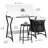Hourglass Craft Center, 2pc Angle Adjustable Drafting Table and Stool