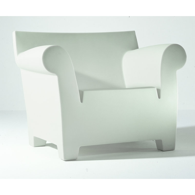 Bubble Club Outdoor Lounge Chair, Zinc White